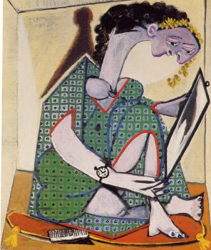 Pablo Picasso : woman with a watch